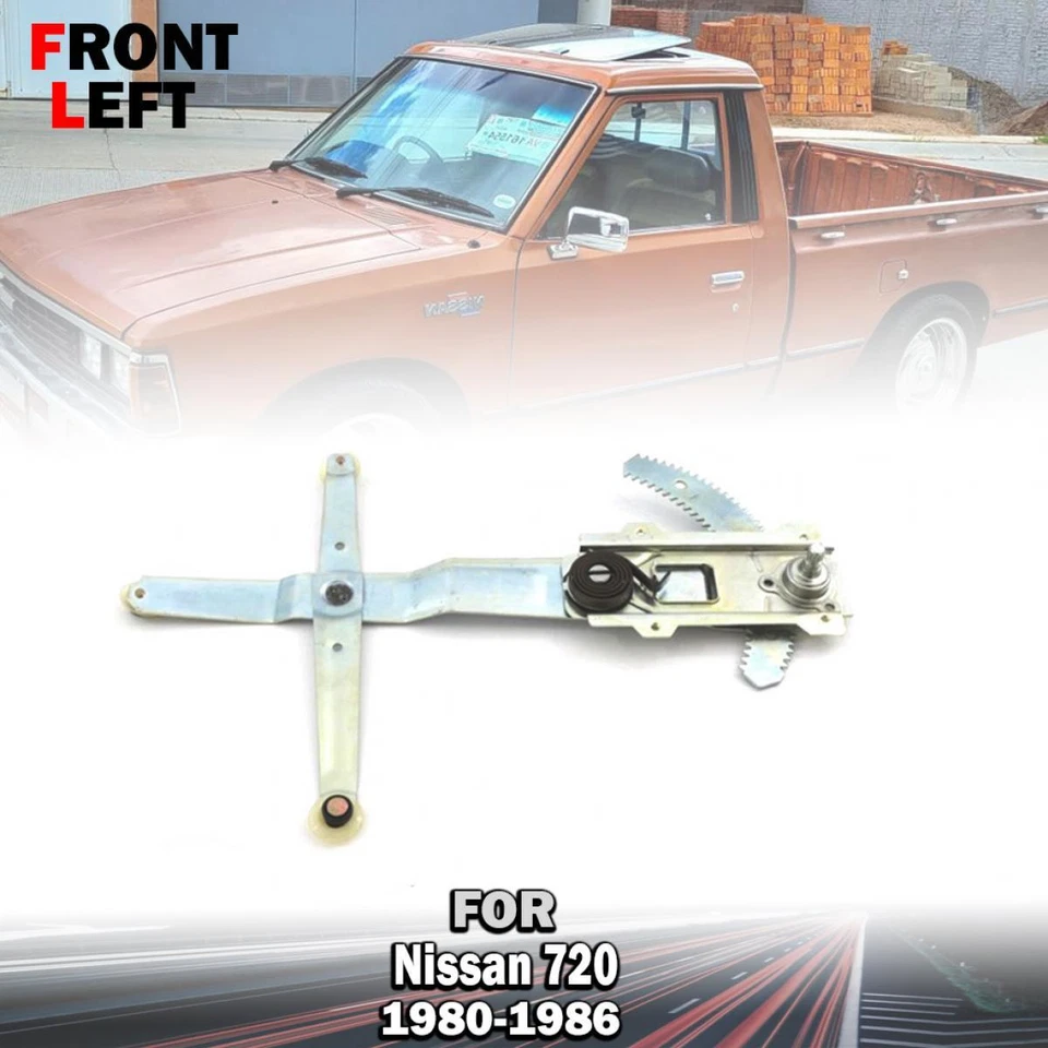 Puerta reguladora ventana delantera izquierda izquierda izquierda para Nissan Datsun 720 SD23 1980-1986 J18 Foto 1 de 4