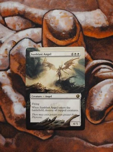 Magic the Gathering Sunblast Angel Hand Painted Unique Custom MTG Alter - Picture 1 of 1