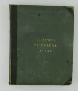 Vntg ""Der physische Atlas der Naturphänomene"" von Alexander Johnston Keith 1850 - Bild 1 von 12