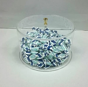 Espositore da banco in plexiglass trasparente per caramelle a forma cilindrica - Foto 1 di 2