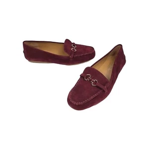 Kate Spade Bernice Damen-Wildledermokassin burgunderrot Autofahrer dunkel merlotrot Größe 8 - Bild 1 von 13