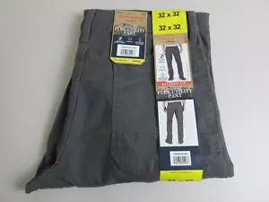 Weatherproof Men Relaxed Fit Flex Utility Pants Stretch Size 32x32 - Gray (NWT) - Picture 1 of 5