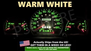 Speedometer LED Dash Bulb Kit Warm White For Mercury Grand Marquis 2003 2005 - Picture 1 of 2