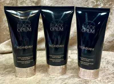 Líquido hidratante brillante YSL Black Opium 3X para loción corporal 1,6 fl. Oz. 50 Ml. Foto 1 de 2