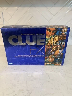 Parker Brothers CLUE FX Electronic Talking Board Game Complete and Working 2003 - Image 1 of 4