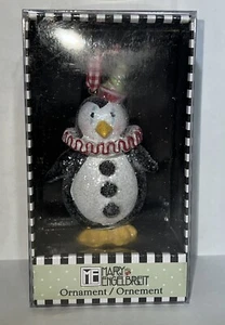 MARY ENGELBREIT glitzernder Pinguin Weihnachtsschmuck ~ NEU VERSIEGELTE VERPACKUNG - Bild 1 von 5