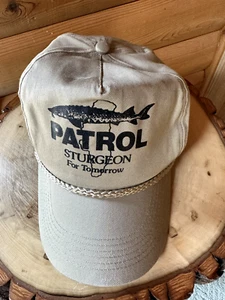 NEW Sturgeon For Tomorrow Patrol Hat Beige Snap Back Baseball Hat Cap Vintage - Picture 1 of 5