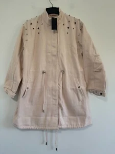 Simply Be Longline Coat Wool Blend Soft Winter Size 14 Pink - Picture 1 of 9