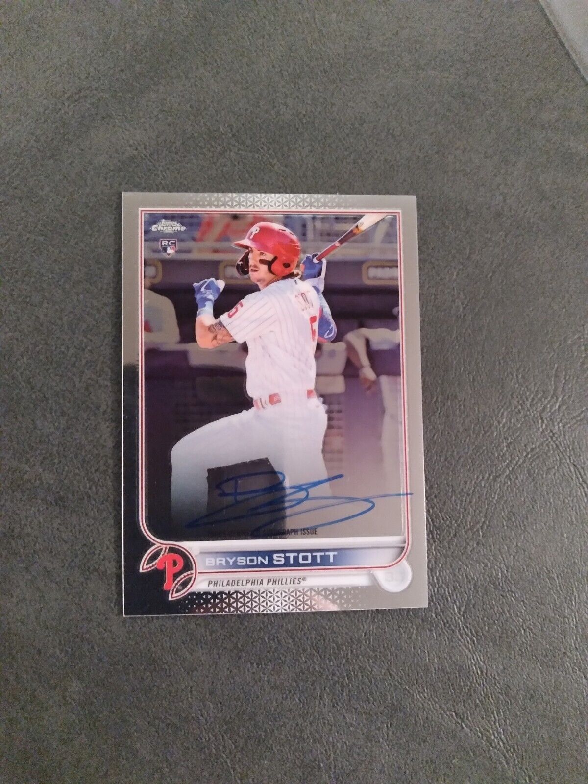 🔥 Bryson Stott Rookie On Card Auto 2022 Topps Chrome RC RA-BS Phillies