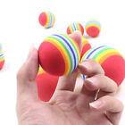 4Pcs Pet Dog Cat Cute Rainbow Ball Toy Small Dog Cat Eva Toys Sponge Golf Balls