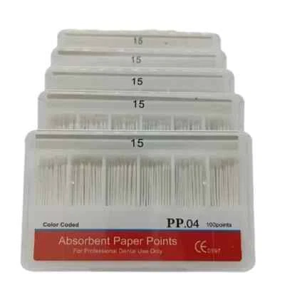 5Boxes Dental Root Endodontics Absorbent Paper Point Taper PP.04 15# Disposable - Image 1 of 4