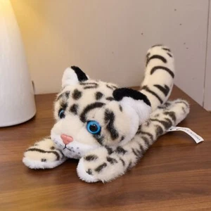 Wrist Style Slap Bracelet Series Simulated Snow leopard Doll Home Decor - Afbeelding 1 van 7