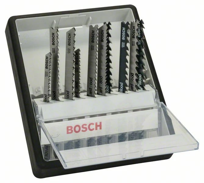 BOSCH Stichsägeblatt-Set Robust Line Wood Expert, T-Schaft, 10-teilig - Bild 1 von 3