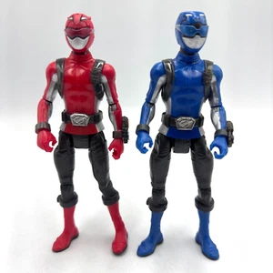 Hasbro 2019 Power Rangers Beast Morphers 6" Actionfiguren rot & blau - 2 Stück - Bild 1 von 3