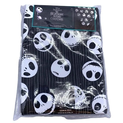 Nightmare Before Christmas Tablecloth 52" x 70" Rectangular Vinyl Flannel Backed - Image 1 of 4