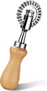 Pastry Wheel Cutter - Pasta Cutter Wheel - Ravioli Crimper Cutter Wheel, 1.3inch - Picture 1 of 7