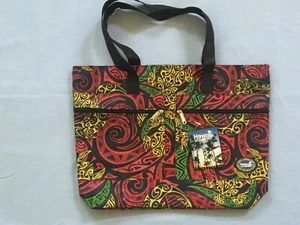 Hawaii Spirit Handbag Purse Travel Shopping Tote Eco Bag Reggae Bright OT-05 - Picture 1 of 3