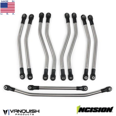 Incision IRC00040 Steel 10pc Link Kit 1/4" Stainless Steel for Axial Wraith - Image 1 of 4