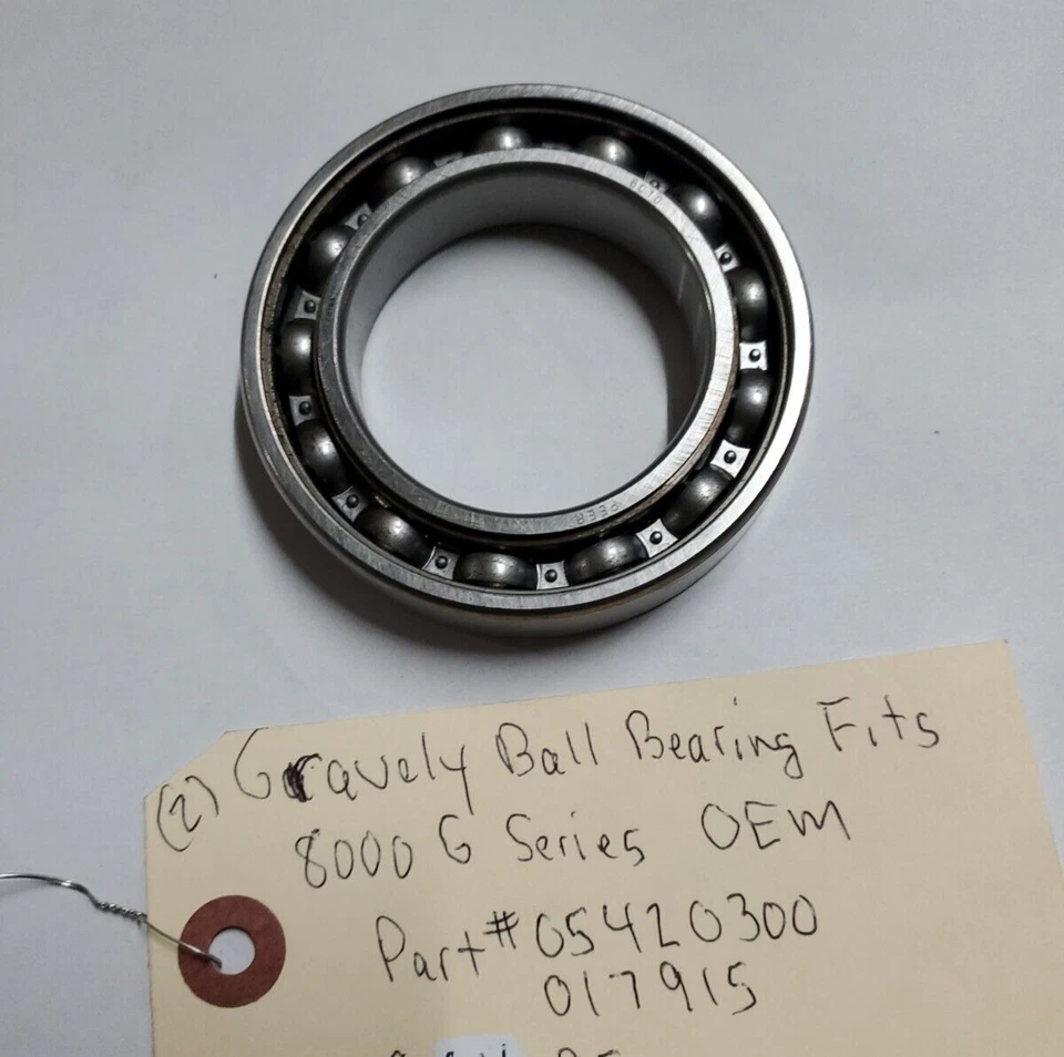 Gravely Ball Bearing Fits 8000 G Series OEM Part#05420300  017915 - Image 1 of 1