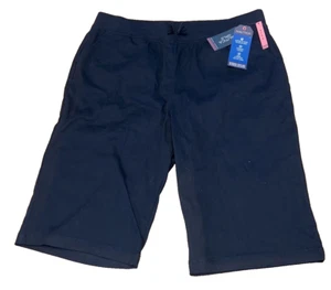 Nautica Shorts Girls School Uniforms 18.5 Plus Navy Blue - Picture 1 of 4
