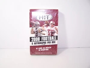 2008 SAGE HIT Football Hobby Box 6 autógrafos por caja Serie promedio baja - Imagen 1 de 5