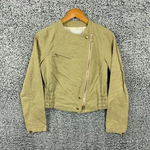 Chaqueta Bogner Mujer Extra Pequeña Beige Descentrado Cremallera Completa Damas XS X-Pequeña - Imagen 1 de 18
