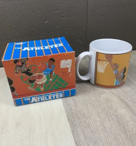 Vintage 1992 Price Ceramic Athletes Basketball Players Mug NIB - Picture 1 of 10