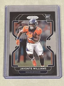 2021 Panini Prizm Black Javonte Williams Rookie RC # PB-23 Denver Broncos - Foto 1 di 2