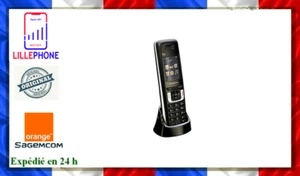 TELEPHONE FIXE ORANGE SAGECOM HD D68HD NOIR NEUF ORIGINAL FRANCE - Photo 1/1