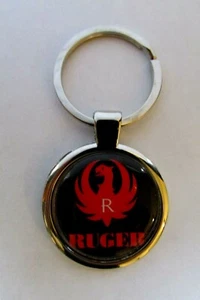 Ruger Keychain, Ruger firearms Logo Key chain, Ruger pistol logo keychain - Picture 1 of 1