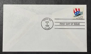 US FDC # 3269 Uncle Sam's Hat "H"; Booklet Die Cut 8; Unaddressed;   - Picture 1 of 1