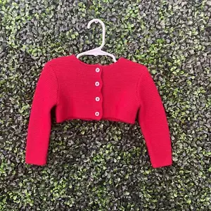 Gocco, suéter corto para niños pequeños, rojo talla 2-3 - Imagen 1 de 6