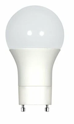 Satco S9216 A19 LED Frosted 2700K Gu24 Base Light Bulb, 9.8W - Image 1 of 4
