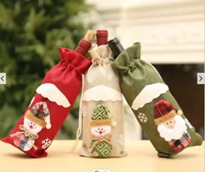 Christmas Wine Bottle Cover - Picture 1 of 2