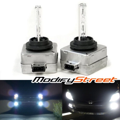 6000K PURE WHITE D1S XENON HEADLIGHT  REPLACEMENT BULBS/IGNITON FOR FACTORY HID - Image 1 of 4