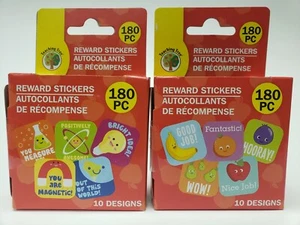 Menge 2 Lehrbaum Belohnung Motivationsaufkleber 10 Designs in Rolle - 360 Stück  - Bild 1 von 6