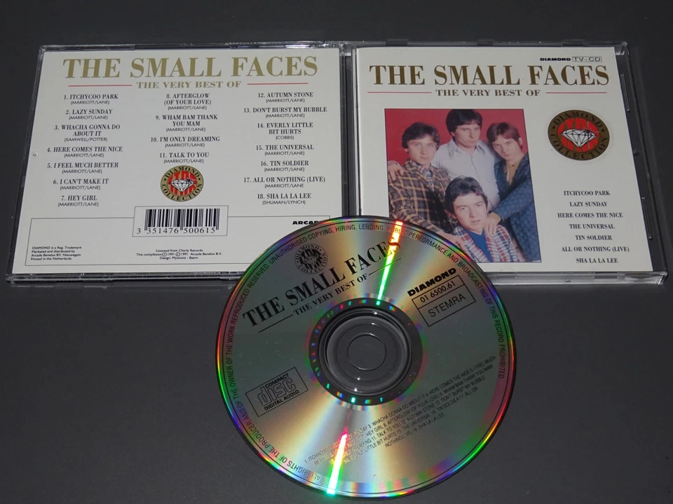 THE SMALL FACES - THE VERY BEST OF / ARCADE-ALBUM-CD 1991 (MINT-) - Bild 1 von 1