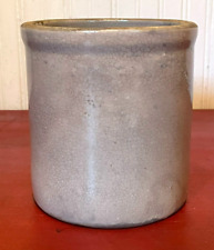Vintage Tan 6" Stoneware Butter Preserve Crock