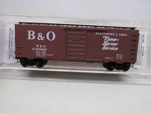 MICRO-TRAINS~#20346-BALTIMORE & OHIO-40' BOXCAR #470687-N SCALE - Picture 1 of 4