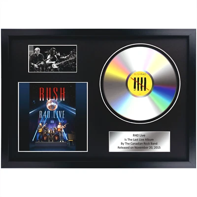 Rush – R40 Live / CD / Memorabilia / Souvenir in black frame / live album / Rock - Image 1 of 4