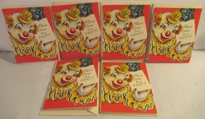 Invitaciones/sobres vintage de fiesta de cumpleaños juvenil (6) sin publicar - Imagen 1 de 3