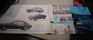 Dépliant Ancien Avion Ancienne Automobile SAAB Aktiebolag - Foto 1 di 2