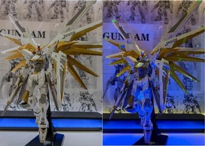 Super Welfare Bandai MG Freedom Gundam Ver.2.0 Adapt To Golden Phoenix Gundam - Picture 1 of 14