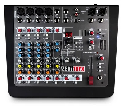 Allen & Heath ZEDi 10 FX Mixer USB DJ PA Studio Mischpult Live Audio Recording - Bild 1 von 4