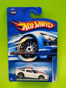 Hot Wheels 2006 Prima Edizione Serie - Chevrolet Corvette C6 - #154 Vgc Pkg - Foto 1 di 3