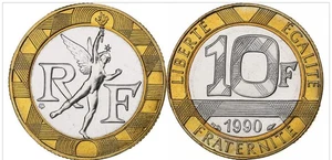10 FRANC 1990  FRANKREICH SCHÖN - Bild 1 von 3
