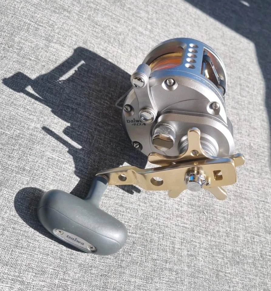 Daiwa Saltist LW 40A OVERHEAD REEL WITH BRAIDED LINE  - image 1 of 4
