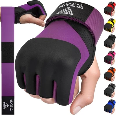 Envolturas de mano WYOX para guantes de boxeo envolturas de boxeo para hombres mujeres, guante de entrenamiento de gimnasio Foto 1 de 4