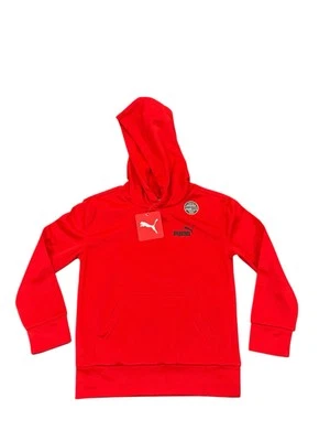 Sudadera con capucha Puma Sportswear para niños - roja 5T Foto 1 de 3