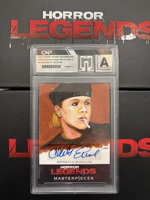 2025 Horror Legends Masterpieces Christine Elise Auto Jeff Ward Sketch Card 1/1 - Image 1 of 2